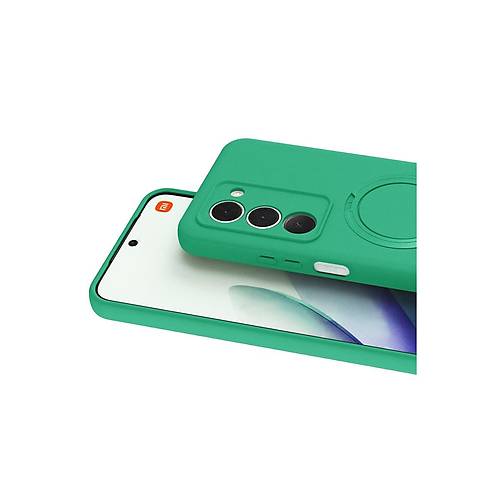 Redmi 15 4G Regal Magsafe Standl� Kapak - Ye�il