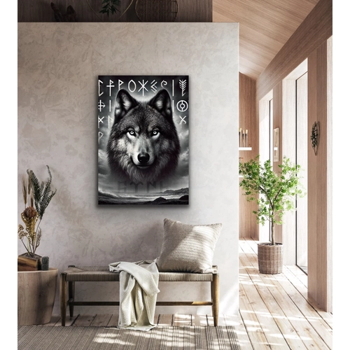 Asil Kurt Kanvas Tablo 70x100cm
