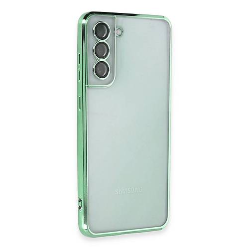 Galaxy S21 FE K�l�f Razer Lensli Silikon - Ye�il