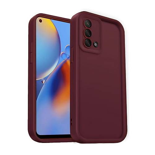 A74 4G K�l�f Viera Silikon - Bordo