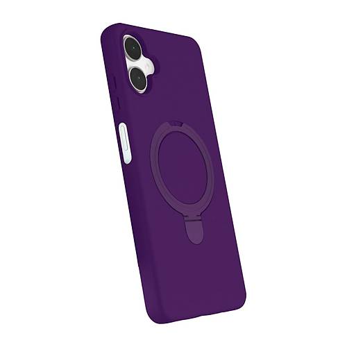Galaxy A06 Regal Magsafe Standl� Kapak - Derin Mor