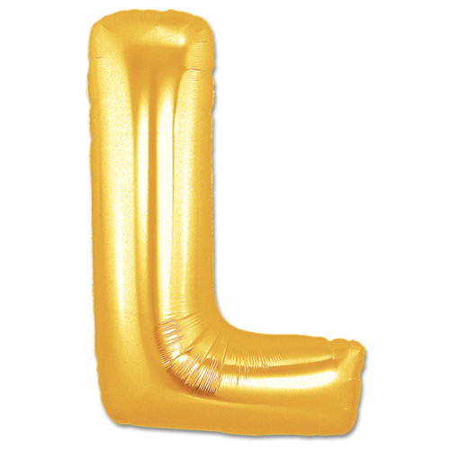 L Harf Folyo Balon Alt�n Renk 40 in�