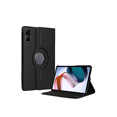 Redmi Pad SE 4G K�l�f 360 Tablet Deri K�l�f - Siyah