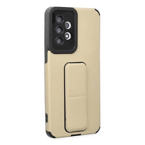 Galaxy A33 5G K�l�f Mega Standl� Silikon - Gold