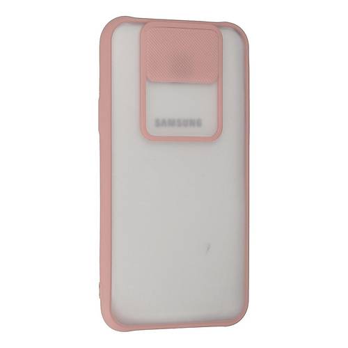Galaxy J7 K�l�f Palm Buzlu Kamera S�rg�l� Silikon - Pembe