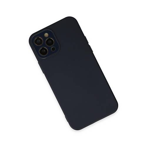 iPhone 12 Pro K�l�f Lansman Glass Kapak - Lacivert