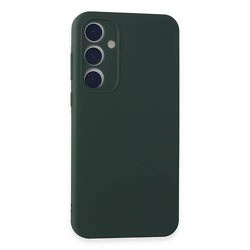 Galaxy A35 5G K�l�f First Silikon - Koyu Ye�il