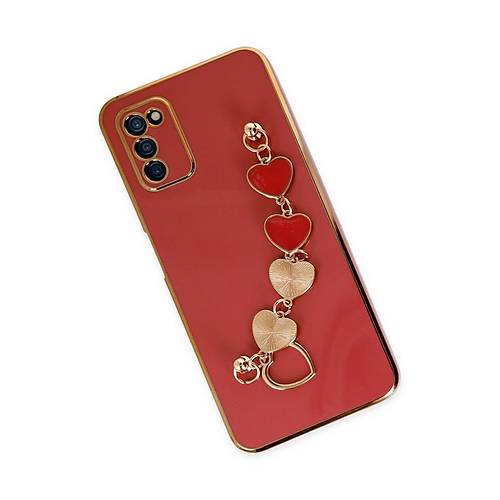 Galaxy A03S K�l�f Esila Silikon - K�rm�z�