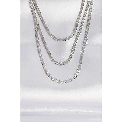 316L �elik �talyan Zincir G�m�� Renk �oklu Kolye