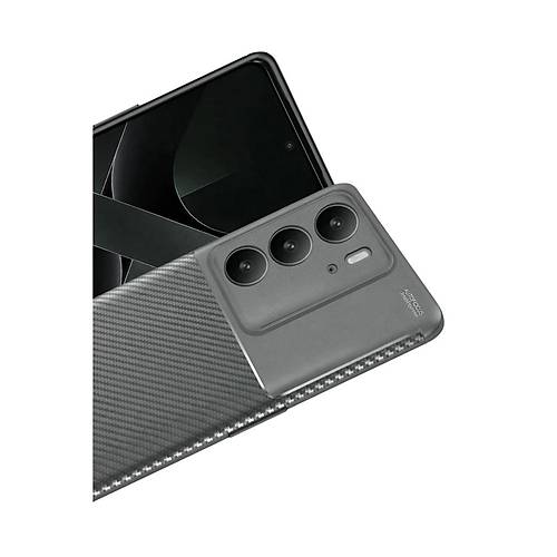 Realme C75 4G Auto Focus Karbon Kapak - Gri