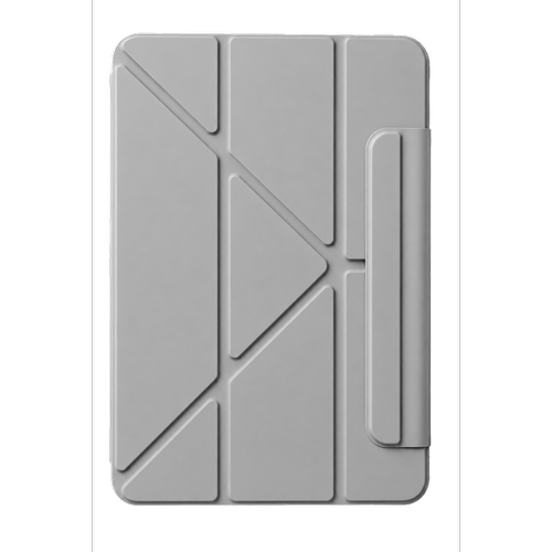 iPad 2025 10.9 10.Nesil (A16) Edz Manyetik Standl� Tablet K�l�f� - Gri