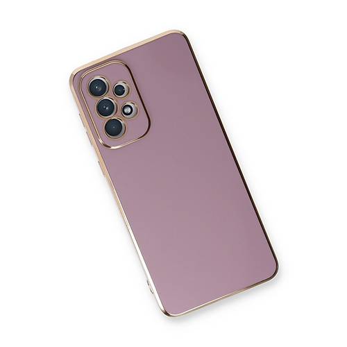 Galaxy A33 5G K�l�f Volet Silikon - Mor