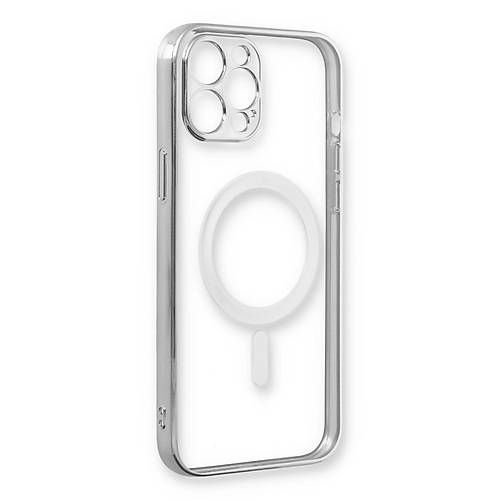 iPhone 12 Pro K�l�f Magneticsafe Lazer Silikon - G�m��
