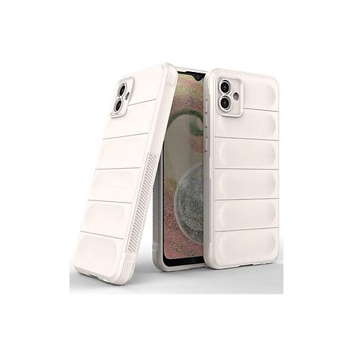 Galaxy A04E K�l�f Optimum Silikon - Krem