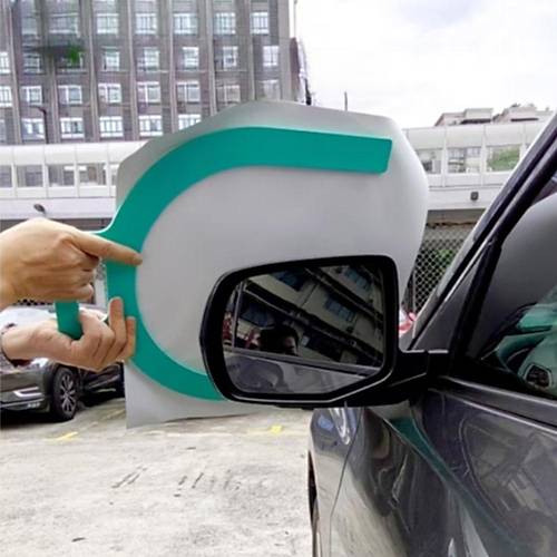 U Yan Ayna Kavisli B�lgeler ��in Folyo Kaplama ve Uygulama Aparat� Ye�il 40x38cm