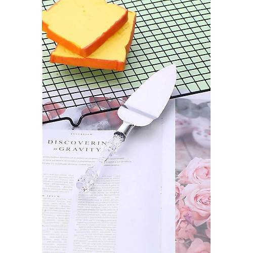 2�li Paslanmaz �elik Pasta Servis Seti Spatula B��ak Seti