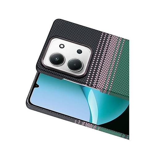 Redmi 15C 4G Vega Magsafe Kapak - Ye�il