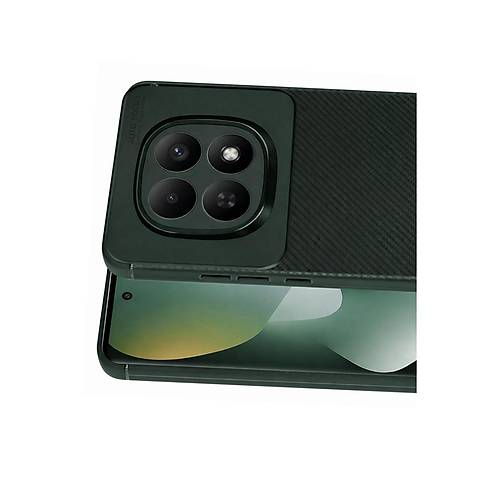 Redmi Note 15 Pro 5G Auto Focus Karbon Kapak - Koyu Ye�il