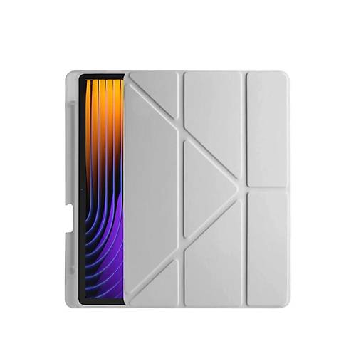 Pad 7 Pro K�l�f Kalemlikli Mars Tablet K�l�f� - Gri