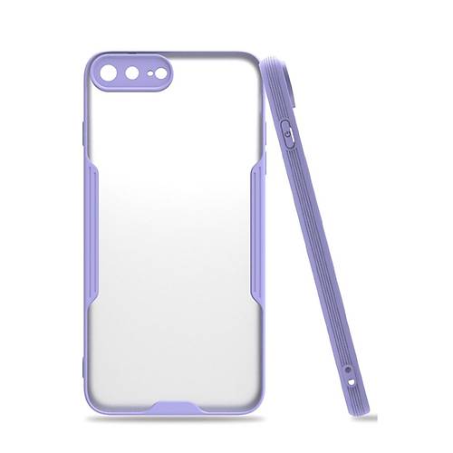 iPhone 7 Plus K�l�f Platin Silikon - Lila