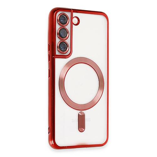 Galaxy S22 K�l�f Kross Magneticsafe Kapak - K�rm�z�