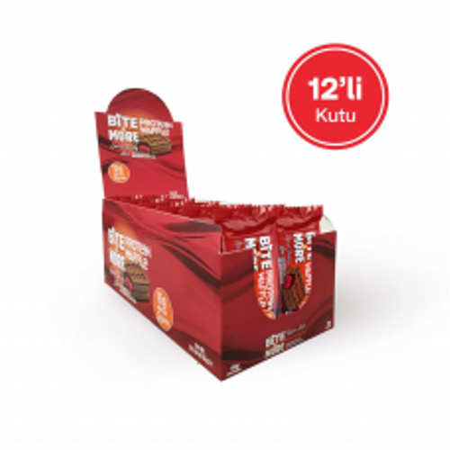 Proteinli Waffle Kek Vi�ne Kremal� Kakalolu 55 g 12 Adet