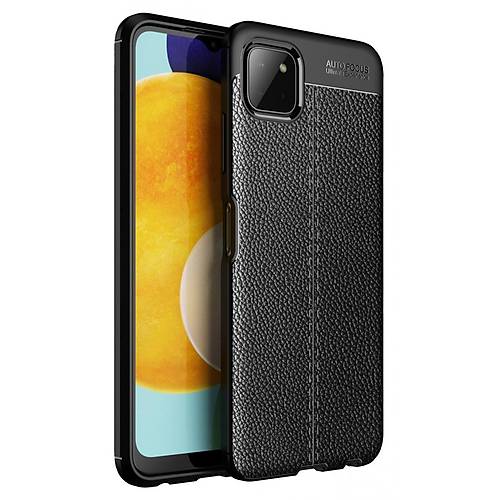 Galaxy A22 K�l�f Auto Focus Kapak - Siyah