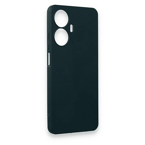 Realme C55 K�l�f First Silikon - Koyu Ye�il