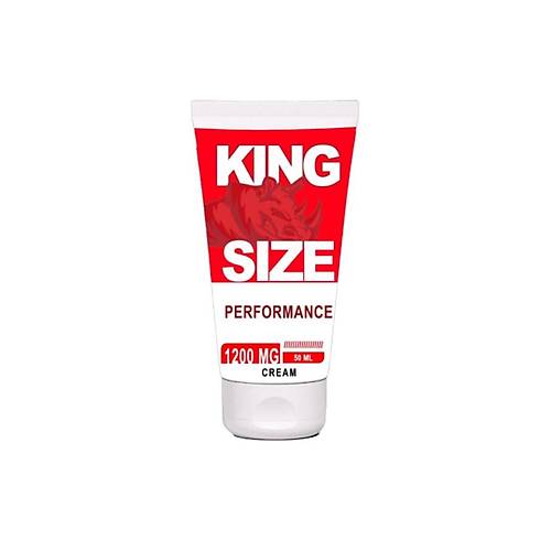 King Size 1200mg Erkeklere �zel Yo�un Sertlestiricli Bak�m Masaj Kremi 50 ml X 1 Adet