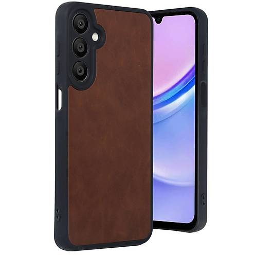Galaxy A16 5G K�l�f Aras Deri Kapak - Taba