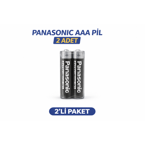 pana AAA R03 �nce Pil Zinc Carbon Extra Heavy Duty 2�li 1 Paket
