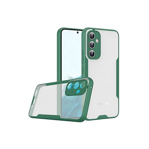 Galaxy A14 4G K�l�f Platin Silikon - Ye�il