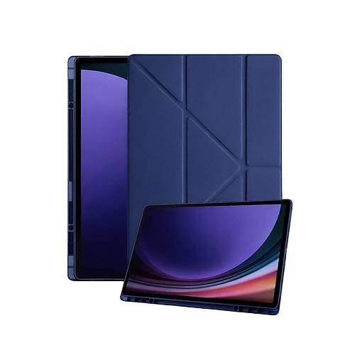 Galaxy Tab A11 Plus Kalemlikli Mars Tablet K�l�f� - Lacivert