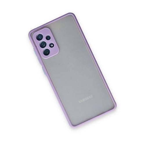 Galaxy A72 K�l�f Montreal Silikon Kapak - Mor