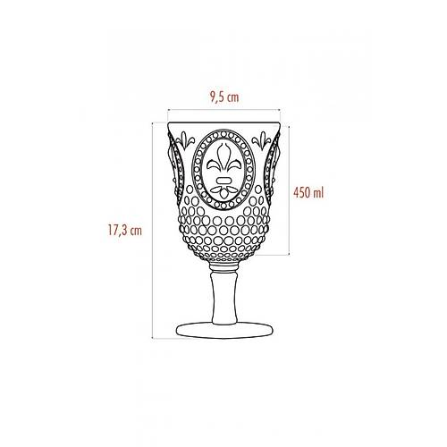 Akrilik Aquamarin 6'l� Kadeh & Su Me�rubat Kahve Yan� Barda�� 450 ml ( Cam De�ildir )