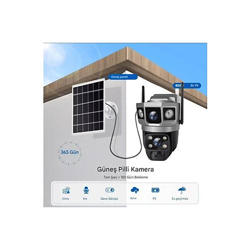 CMR51 V380 Solar G�venlik Kameras�