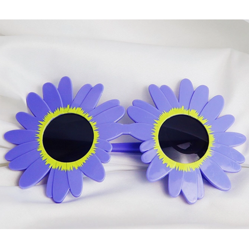 Mor Renk Papatya �ekilli Parti G�zl��� 18x10 cm