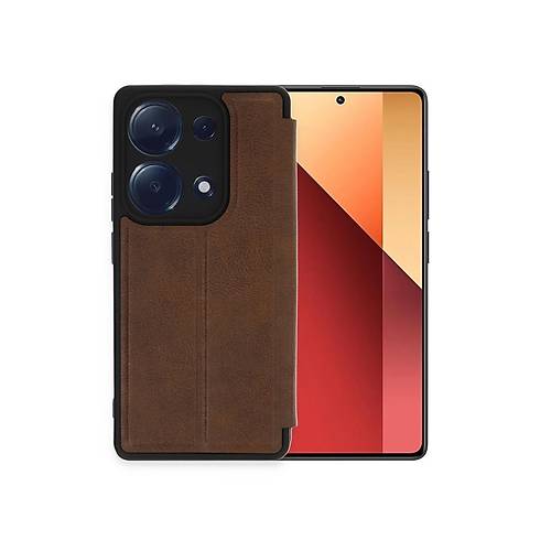 Redmi Note 13 Pro 4G K�l�f Flip Cover - Taba