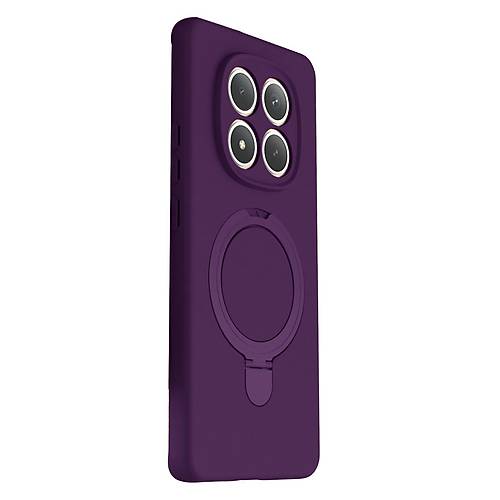 Redmi Note 15 Pro 4G Regal Magsafe Standl� Kapak - Derin Mor