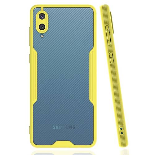 Galaxy A02 K�l�f Platin Silikon - Sar�