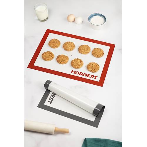F�r�nlanabilir Kendinden Ya�l� Silikon Pi�irme Mat� Hamur A�ma Mat� Silpat 30x40 Cm 1 Adet