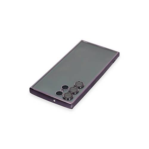 Galaxy S22 Ultra K�l�f Razer Lensli Silikon - Mor