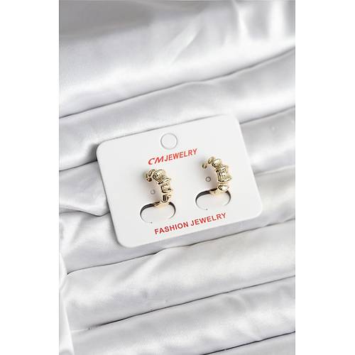 14K Gold Renk Kaplama CM Kad�n K�pe