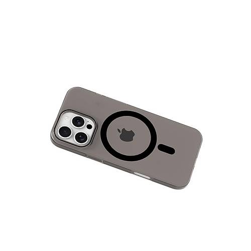 iPhone 16 Pro PC Blank Magsafe Kapak - Siyah