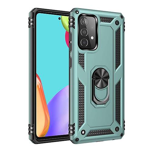 Galaxy A33 5G K�l�f Sofya Y�z�kl� Silikon Kapak - Ye�il