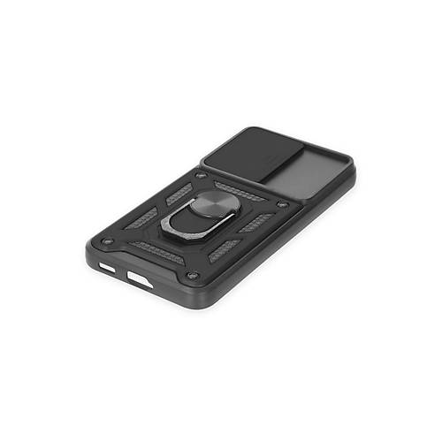 Galaxy S23 K�l�f Pars Lens Y�z�kl� Silikon - Siyah