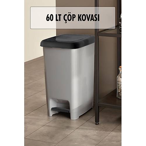 60 Litre Basmal� ��p Kovas� B�y�k Boy