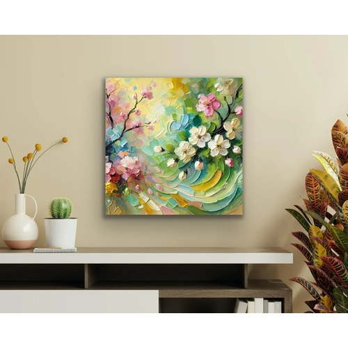 �lkbahar Mevsimi Kanvas Tablo 60x60cm