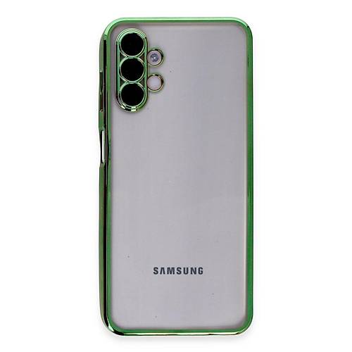Galaxy A04S K�l�f Razer Lensli Silikon - Ye�il