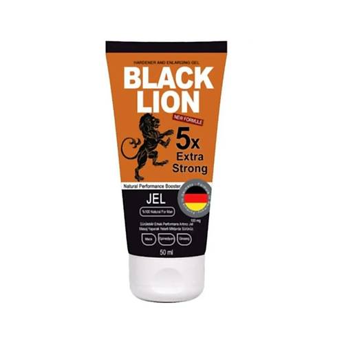 Black Lion Gel 5x Erkeklere �zel  Sertle�tiricili B�y�t�c�l� Kremi 50ml